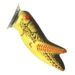 Rebel Crickhopper Popper Yellow Black Back - HookMeUp
