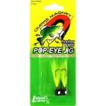 Leland Pop Eye Jig 1-32 2ct Black-Chartreuse - HookMeUp
