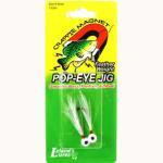 Leland Pop Eye Jig 1-32 2ct White-White - HookMeUp