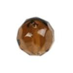 Top Brass Glass Beads 8mm 20ct Crawfish - HookMeUp