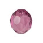 Top Brass Glass Beads 8mm 20ct Purple - HookMeUp