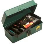 Plano 1-Tray Tackle Box Green - HookMeUp