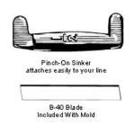 Do-It Pinch-On Sinker Mold Asst 7cavity - HookMeUp
