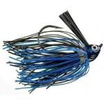 Strike King Premier Pro Jig 3-8oz Black-Blue Ac - HookMeUp