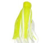 Hildebrandt Vinyl Skirts 2ct Chartreuse-White - HookMeUp