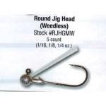 Luckie Strike Weedless Jig Head 1-8 10ct Bronze Hook - HookMeUp