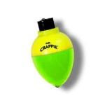 Betts Mr.Crappie Rattlin Pear 1.00' 3ct Yellow-Green - HookMeUp