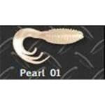 Big Bite Ring Triple Grub 2' 10ct Pearl - HookMeUp