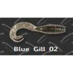 Big Bite Ring Triple Grub 2' 10ct Blue Glitter - HookMeUp