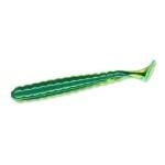 Slider Bass Grub 3' 15ct Chartreuse Black Core - HookMeUp