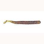 Slider 4' Bass Grub 10ct Pumpkin Black Flake - HookMeUp