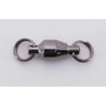 Spro Power BB Swivels 2 Split Rings Black Size 4 3ct 19lb - HookMeUp