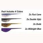 Leland Slab Magnet 1.5' 8ct Clear Water Asst - HookMeUp