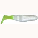 Slider Double Action Minnow  2 1-8' 10ct White-Chartreuse - HookMeUp