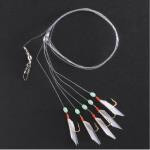 Mustad Piscator 5-Fly Rig Size 8 - HookMeUp