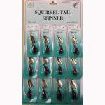 FJ Neil Squirrel Tail Spinners 1-4 12-cd - HookMeUp