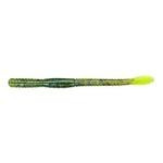 Slider 4' Worm 10ct Watermelon Chartreuse Tail - HookMeUp