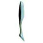 Bass A Turbo Shad 4' 10ct Black Shad - HookMeUp