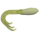 Big Bite Triple Tip Grub 2' 10ct White-Chartreuse Shiner - HookMeUp