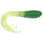 Big Bite Triple Tip Grub 2' 10ct Green Chartreuse TIp - HookMeUp