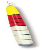 Betts Pole Wood Floats Weighted 1'x8' - HookMeUp