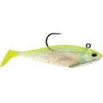 Storm WildEye Swim Shad 4' Chartreuse - HookMeUp