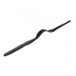 Yum Ribontail Worm 7' 12ct Black-Blue Flake - HookMeUp